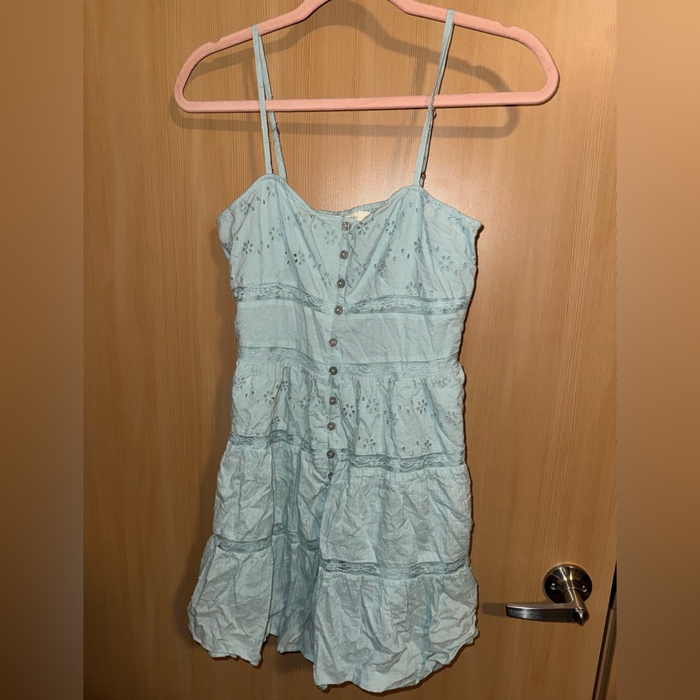 Aeropostale Eyelet Mini Dress
